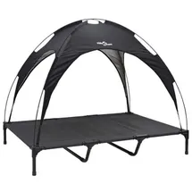 vidaXL Hundekorb erhöhtes Modell XL 100 x 80 cm schwarz