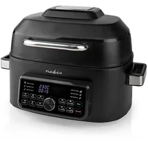 Nedis Heißluftfritteuse 6L schwarz