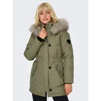 Only Damen ONLIRIS Winter Parka CC 2023 OTW Kurzparka, Mermaid/Detail:Nature FUR, S