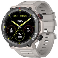 Blackview W50 Smartwatch 1,39 Zoll für Damen Herren, Wasserdicht, mehrsprache, Pulsuhr und Fitness Tracker, Fitnessuhr für Android IOS, Weiß