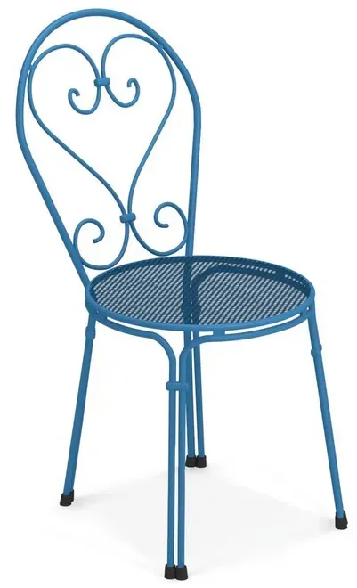 Stuhl Pigalle Emu Group blau, Designer EMU, 85x45x54 cm