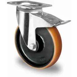CASCOO Lenkrolle mit Totalfeststeller ø 200 mm Serie Z4U5 Doppelkugellager E-Serie