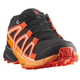 Salomon Speedcross Kinder Schwarz / Rot / Orange 34