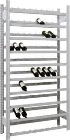 Regalwerk BERT Flaschenregal Grundfeld HxBxT 2000x1005x300mm