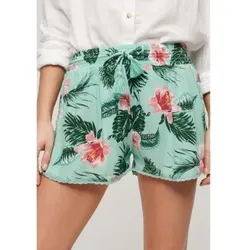 Superdry für Damen. W7110423A Grüne Strandshorts (S), Lässig, Viskose