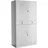 Tectake tectake® Aktenschrank, aus pulverbeschichtetem Stahl, 3 höhenverstellbare Einlegeböden, 180 x 80 x 40 cm
