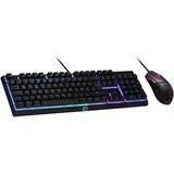 Cooler Master Wired Mem-Chanical Gaming Tastatur und Mausset RGB DE