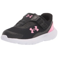 Under Armour Girls' Infant Ua Surge 3 Ac Running Shoes Visual Cushioning, Black, 26 EU - 26 EU