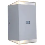 Lutec Path ST6058-PIR-3K LED Sensor Wandleuchte Edelstahl