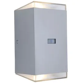 Lutec Path ST6058-PIR-3K LED Sensor Wandleuchte Edelstahl