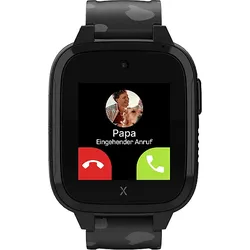 XPLORA XGO3 2. Generation, inkl. Freenet SIM Kinder Smartwatch Silikon, Langer Teil: 112 x 20 mm, kurzer 83 Schwarz