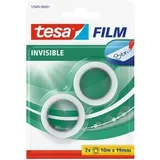 Tesa Klebeband tesafilm Invisible 10 m x 19 mm 2 St.