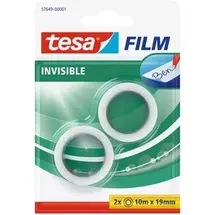 Tesa Klebeband tesafilm Invisible 10 m x 19 mm 2 St.