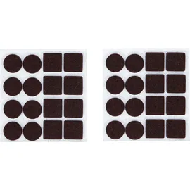 BGS Do it yourself Filzgleiter-Satz braun 32-tlg.