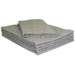 KK Verpackungen 3 Möbeldecken Umzugsdecken 130 x 200 cm Packdecken Lagerdecken für Umzug