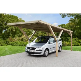 Weka Y-Einzel 612 3,06 x 6,06 m kdi inkl. PVC-Dach