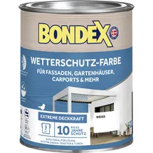 Bondex Wetterschutzfarbe 0,75 L weiss