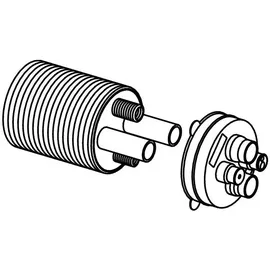 Viega Wärmepumpen-Anschlussset 1406,5 Rohr d. 40x3,5mm Länge 10m inkl. Gummi-Endmanchette