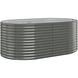 vidaXL Hochbeet 175 x 100 x 68 cm Grau