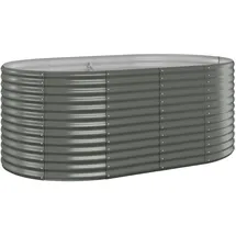 vidaXL Hochbeet 175 x 100 x 68 cm Grau