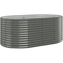 vidaXL Hochbeet 175 x 100 x 68 cm Grau