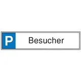 SafetyMarking® Parkplatzschild P Besucher 52 x 11 cm Aluminium