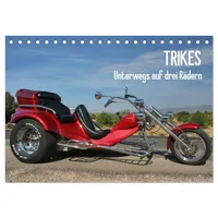 Calvendo Trikes - Unterwegs auf drei Rädern (Tischkalender 2026