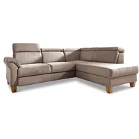 sit & more Ecksofa Arngast Stoff Grau Steel