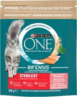 Purina One Katze Sterilcat Lachs Futter 800g (Rabatt für Stammkunden 3%)