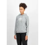 Alpha Industries Hoodie grau L