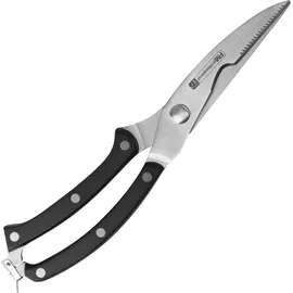 FMprofessional Geflügelschere 25 cm Edelstahl Schwarz