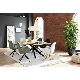 Musterring Esstisch 180 x 100 cm Holz Braun Eiche