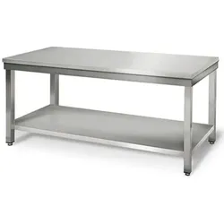 Edelstahl-Arbeitsplatte 1700x600x850