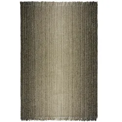 Kadima Design Luxus Handgewebter Teppich - Jute & Wolle Mix - `Weaver`. Farbe: Grau, 60x110 cm