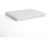 FEDVE Bonell-Federkern Matratze Horeb (Winter/Sommer) Mittelharten 90x200 cm Weiss