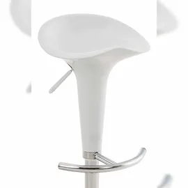 CLP 2er Set Barhocker Saddle weiß
