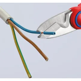 Knipex Elektrikerscheren mit Mehrkomponenten-Hüllen, glasfaserverstärkt 160 mm, 95 05 10 SB