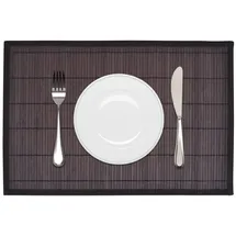vidaXL 6 Bambus-Platzdeckchen 30 x 45 cm Schwarz