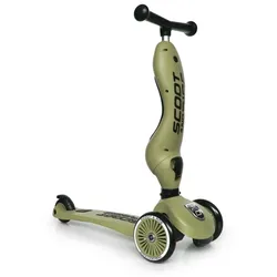 Scoot & Ride 2in1 Roller und Dreirad Highwaykick 1 - Olive