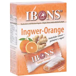 Ibons Ingwer Orange Box Kaubonbons 60 g