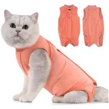 Avont OP-Body Katzenbody OP Erholungsanzug Modal Kastration Spay Leckschutz Suit orange