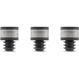 CASO Design Caso WineLock Weinstopfen 3er set van 3 - Schwarz