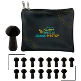 Grand PitStop Replacement Mushroom Plugs for tubeless Tire Puncture Repair kit - for Cars, Motorcycles- Spare Plugs (15 Plugs)