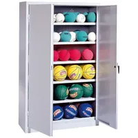 C+P Ballschrank mit Vollblech-Flügeltüren (Typ 3), HxBxT 195x93x40 cm,