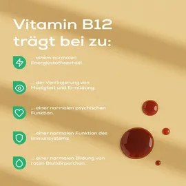 vegan drops Vitamin B12 Tropfen 750 St.