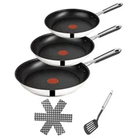 Tefal Jamie Oliver Pfannen-Set 6-tlg. 20 cm + 24 cm + 28 cm