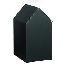 Rayher Faltschachteln Haus klein schwarz 6 St.