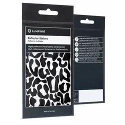 LUXSHIELD Reflektoren Aufkleber Leopard Schwarz Modell 2024