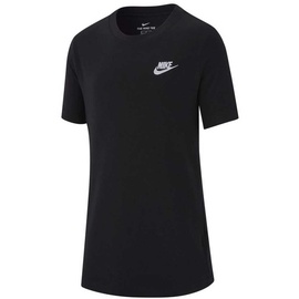 Nike Boy's Sportswear T-Shirt Black/White, M