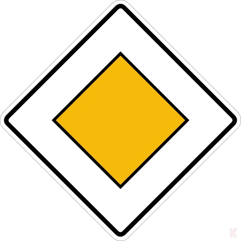 Klemos 2x2 – Verkehrszeichen Vorfahrtsstraße 306
